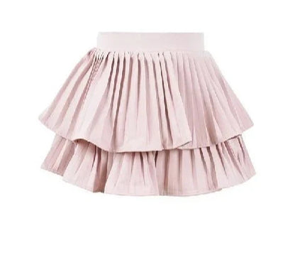 liwuka Woman Solid Y2K Pleated White Skirt 2024 Summer High Waist Layered Ruffles Mini Skirt Preppy Style Fashion Faldas Para Mujeres