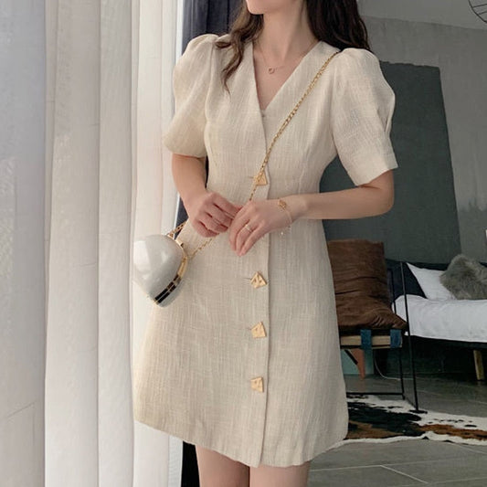 LANFIBEISI Blazer Dress Women Mini Casual Party Office Lady Korean Dress Female One-piece Dress Korean Summer  Chic Y2k Clothes