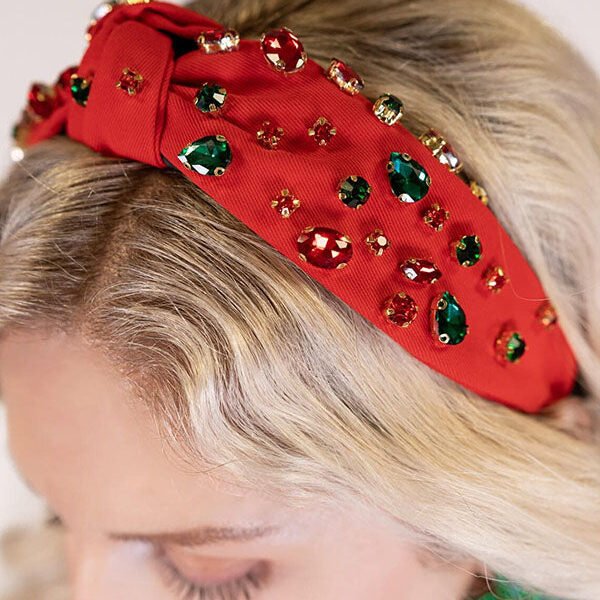 Knotted Christmas Tree Snowflake Christmas Stocking Decorative Headband