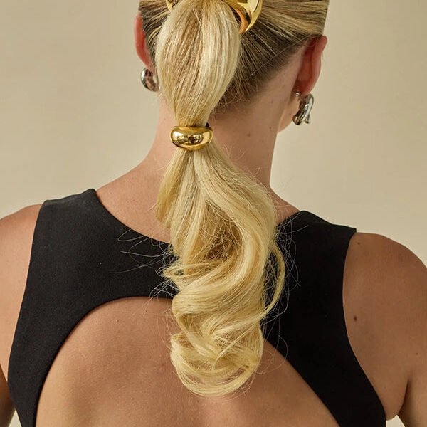 Simple U-shaped Alloy Elegant Hair Rope