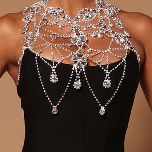 Luxury Rhinestone Multi-layer Fashion Necklace