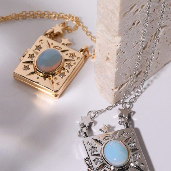 Love Promise Album Gemstone Necklace