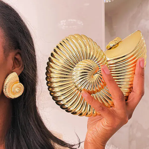 Conch Signature Acrylic Clutch