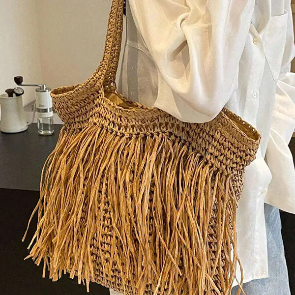 Tassel Handwoven Bag