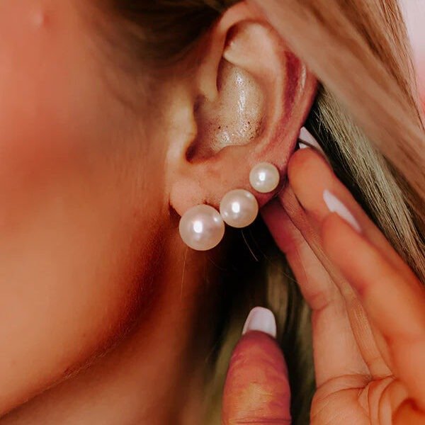 Pure Perfection Pearl Earring Set