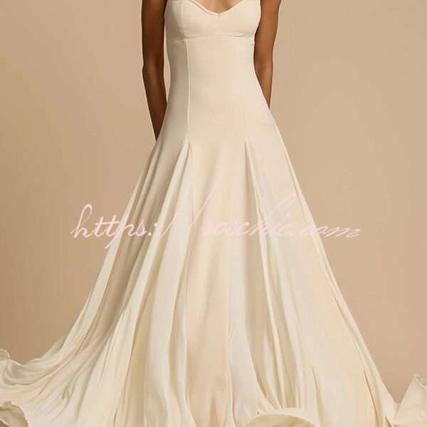 Timeless Elegance Panelled Tulle A-line Slip Maxi Dress
