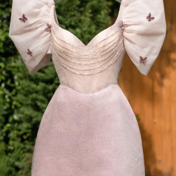 Cute Pink Off The Shoulder Tulle Sequins Homecoming Dress Short Birthday Outfits S392