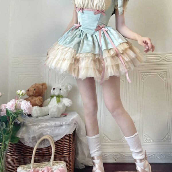 French Ball Gown Short Lolita Dresses Party Dress Birthday Outfits SD1196