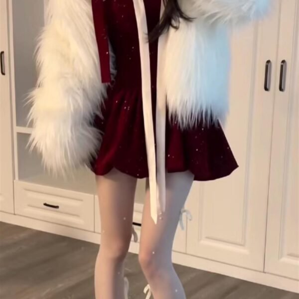 Ball Gown Strapless Dark Red Christmas Dress Birthday Dresses Birthday Outfits SD1290